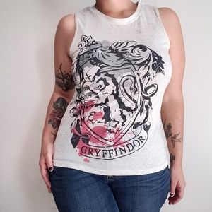 Harry Potter Gryffindor confetti tank top small
